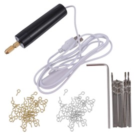 COHEALI 115 Pcs Mini Electric Drill Cordless Rotary Tool USB Charging Handheld Engraving Pen with Multi Accessories for DIY Crafting Repair and Hard to Reach Spaces