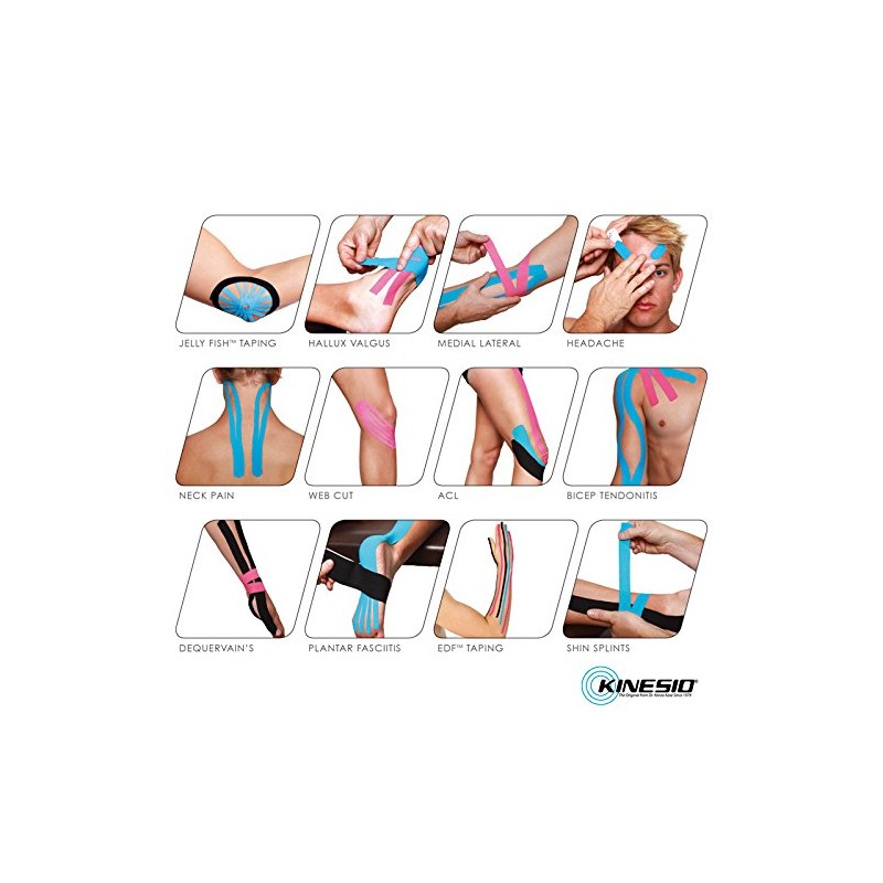 KINESIO(キネシオ) キネシオテーピング ロール状テーピング 5㎝×4m ブラック 33131