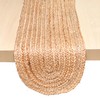 Chardin home Jute Braided Oval Table Runner | Boho Table