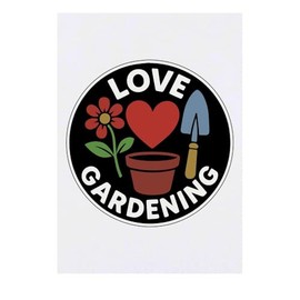 'I Love Gardening' Temporary Tattoo - Water Resistant, Skin-Safe, Non-Toxic Transfer (TO00085799)