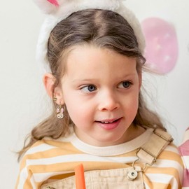 Madison Tyler 6 Pairs Easter Earring Set | Cute Bunny Pearl Stud Easter Carrot Rabbit Earrings for Women | Holiday Earrings for Women Jewelry Gift