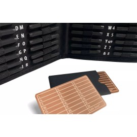 Safe Seed Cryptocurrency Metal Wallet Copper Stamp Kit Recovery Seed Phrase