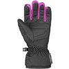 Reusch Children's Bennet R-Tex Xt Gloves, Black/Black Melange/Pink Glo, 6.5