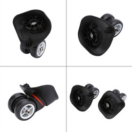 MAGT Suitcase Wheel Replacement, Pack of 2 Universal Luggage Suitcase Replacement Wheels Black Luggage Case Repair Accessories for Luggage Suitcase Trolley Case