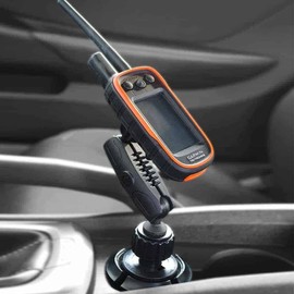 Premium Adjustable Cup Mount for The Garmin Astro 320, 430 & Alpha 100