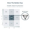 OVALWARE Pour Over Coffee Dripper Maker - (17oz / 0.5L)