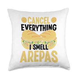 Colombian Snacks Arepas Maker Arepa Grill Arepa Flour Arepas Throw Pillow