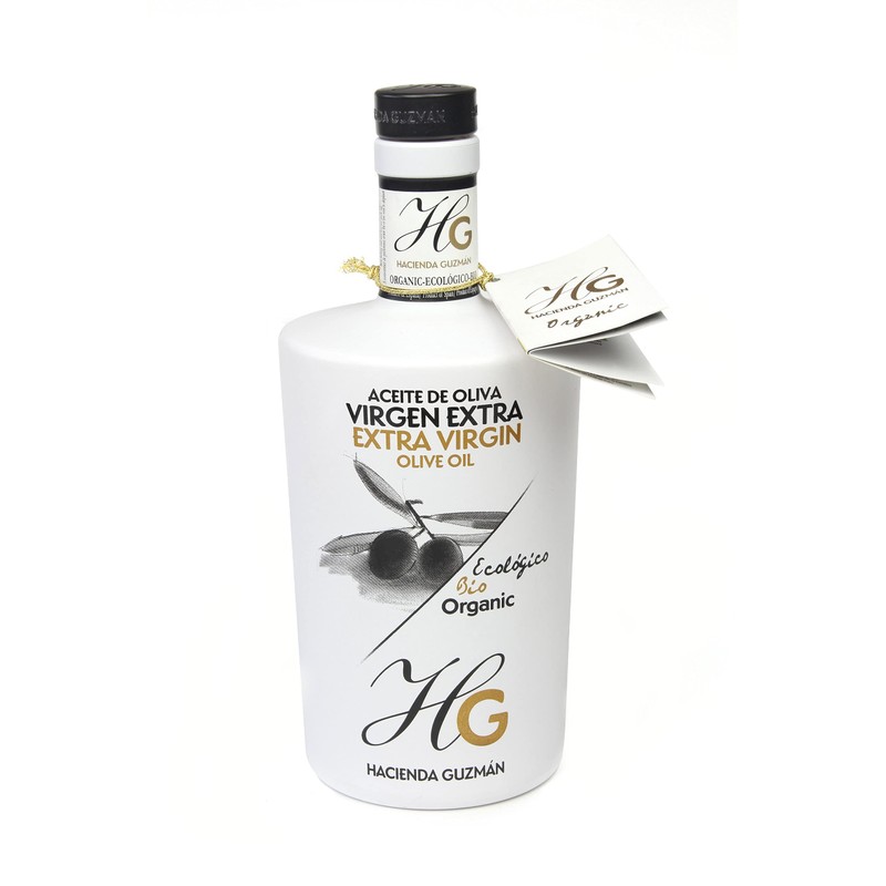 HACIENDA GUZMAN Organic Coupage Extra Virgin Olive Oil, 16.9 FZ