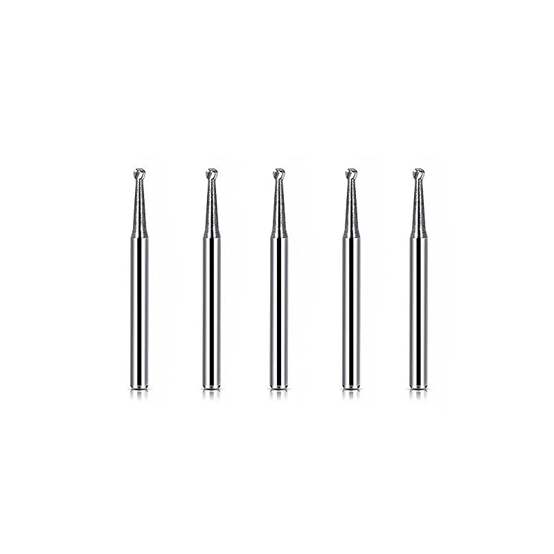 Delta Kits Windshield Repair Round Carbide Bur - 5 Pack