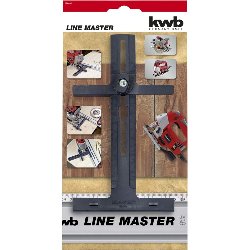kwb LINE Master Machine Guide, Universal Guide Rail for Jigsaws,