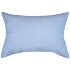 TPO Design Sunbrella® Canvas Air Blue Outdoor Pillows, Sunbrella Pillows, Home Decor Pillow for Outdoor Patio Furniture, 12x20 rectangle