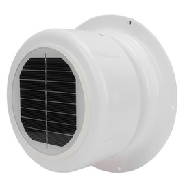 Ausla Motorhome Roof Fan Solar RV Boat Solar Vent Fan Quiet Extractor Fan with Solar Panel for Boat, Camping Vehicles, Shed
