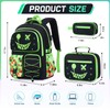 FIXITOK Backpack for Boys, 3PCS Cool Kids Boys Backpack with