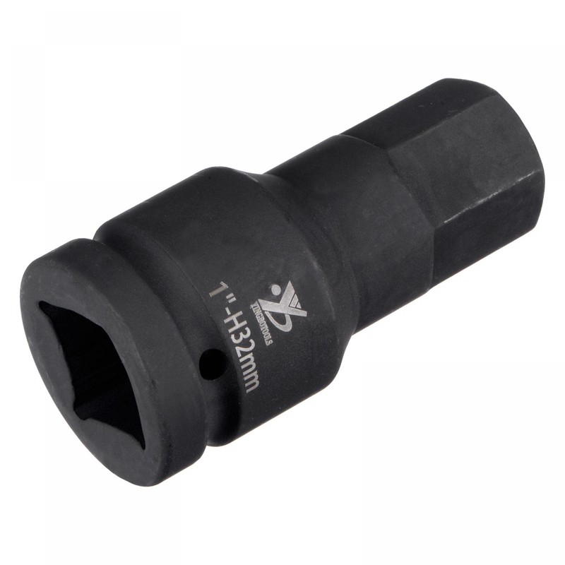 uxcell 32mm Impact Hex Bit Socket, 1" Drive 102mm Length