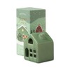 Paddywax Holiday Town Incense Holder with 20 Incense Cones, 3.83"