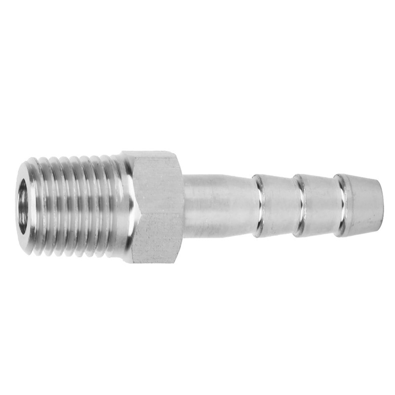 QANYEGN 2PCS 1/4in Stainless Steel Hose Barb Fitting, BSPT Male