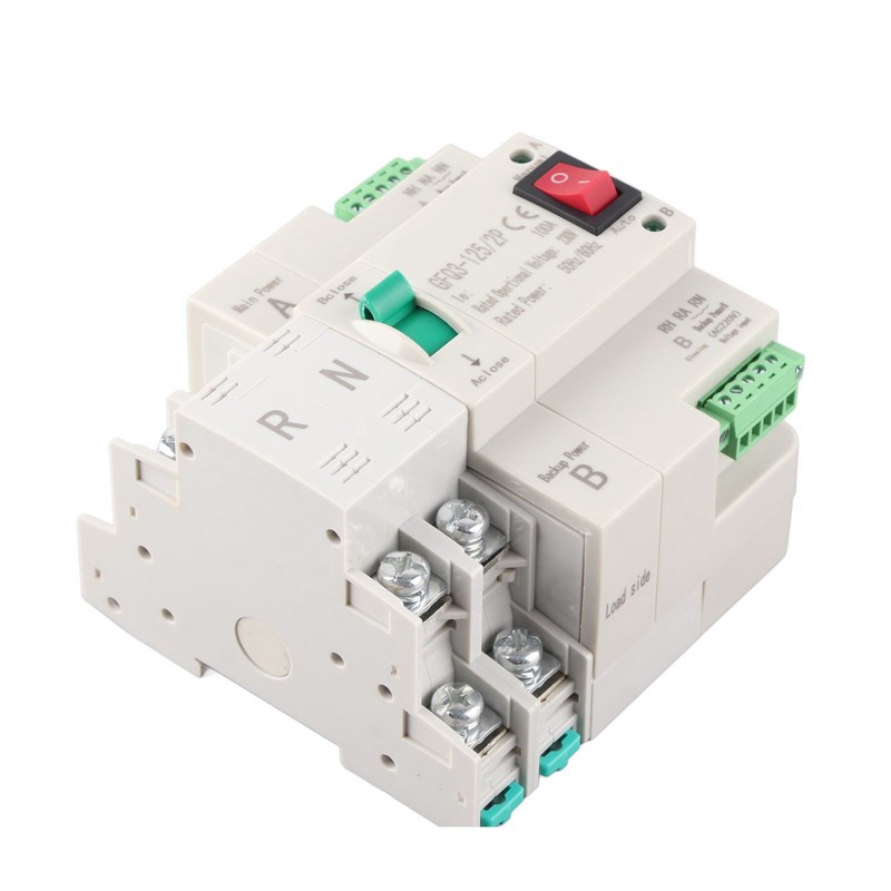 Dual Power Automatic Transfer Switch 2P Fast Switching PC AC