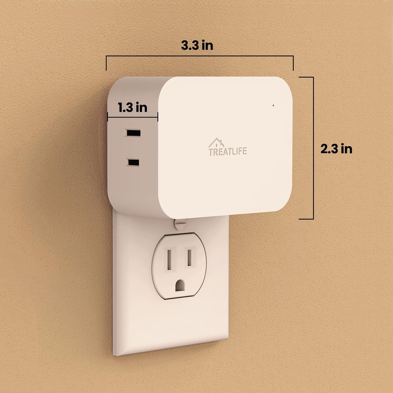 Alexa Smart Dimmer Plug, Treatlife Plug-in Lamp Dimmer Switch for