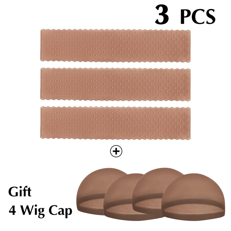 Yuest 3 Pcs Silicone Wig Grip Bands for Lace Front