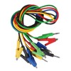AOICRIE 5pcs Multimeter Test Leads 4mm Stackable Banana Plug to