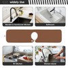 Terracotta Kitchen Faucet Absorbent Mat Sink Splash Guard Faucet Handle