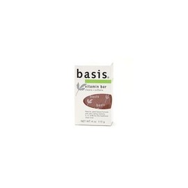 Basis Vitamin Soap Bar Cleans and Softens -- 4 oz - Buy Packs and SAVE (Pack of 4)