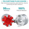 8mm to 10mm Aluminum Plum Flexible Shaft Coupling, D30 L35