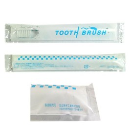 Commercial Disposable (Instant) Powder Toothbrushes (Set of 100) with Extra