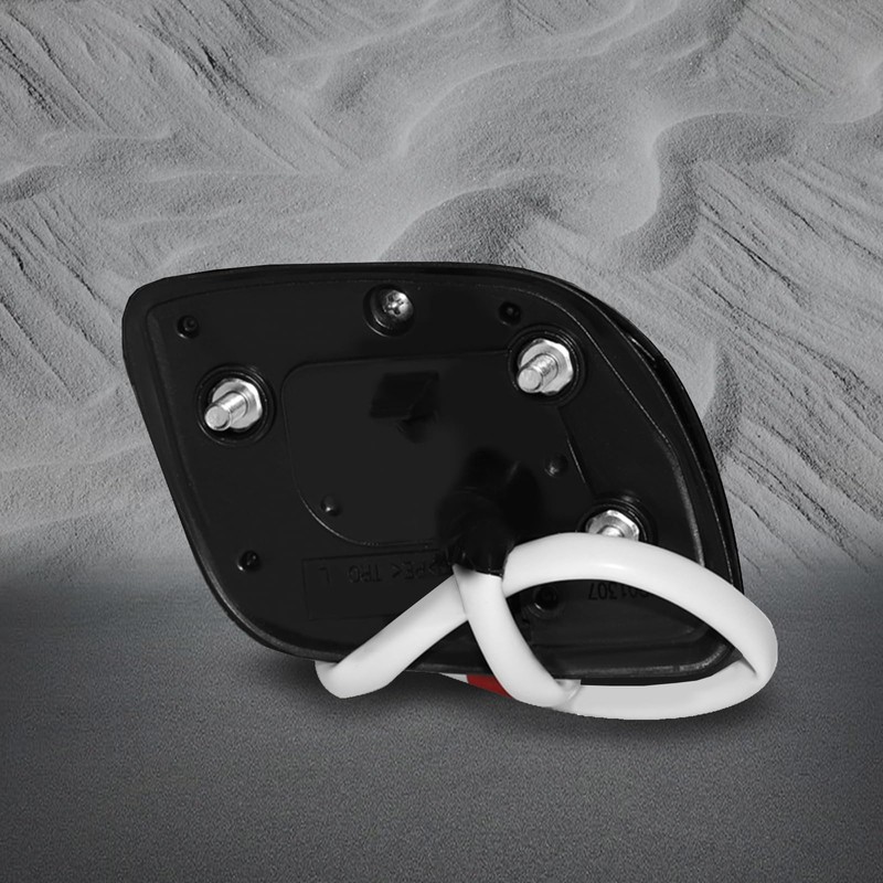 PM Auto Left Driver Side Mirror, Power Heated Textured Black