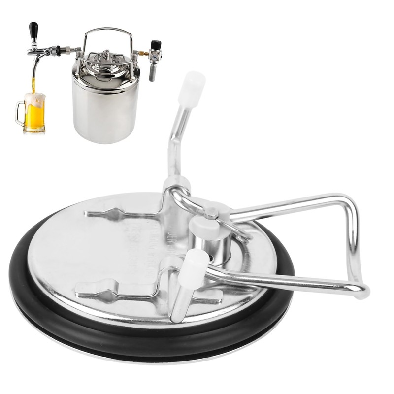 Keg Lid Replacement Stainless Steel Carbonation Soda Beer Home Brew