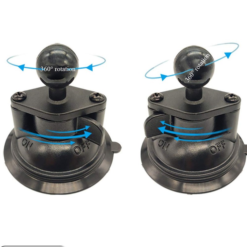 QOTSTEOS RAM Mount Twist Lock Suction Cup Base 360 Degree