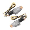 Pair Motorcycle Turn Signal Light 12V LED Waterproof Replacement for