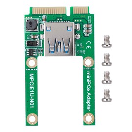 Kafuty mSATA to USB Conversion Card, Mini PCI-E Expansion Converter Adapter, USB2.0 mPCI-E Card, Support Full Size and Half Size Mini Slot.