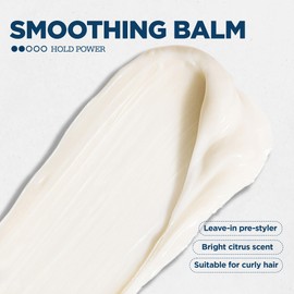 Ruffians Smoothing Balm, Omega-Rich Frizz-Fighting Haircare Solution For Textured Hair, Frizz Control, with Light Hold, Natural Sheen, for Textured and Curly Hair, 50g