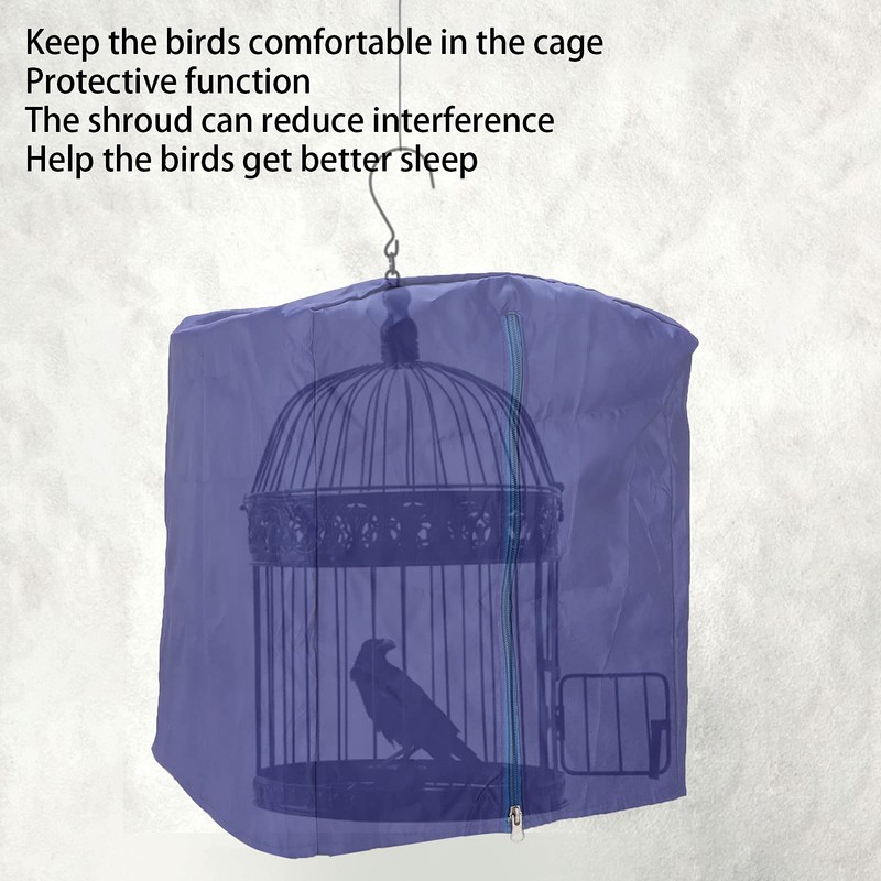 YOIM Parakeet Cage Cover, Bird Cage Cover Dustproof Square for