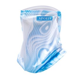 Cooling Neck Gaiter Sun Protection Scarf Windproof Face Cover Sport Face Mask for Men Women Blue