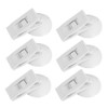TOGRAND 6PCS Multi Purpose Suction Cup Clip,Tickets Bills Organization Clamp,Car