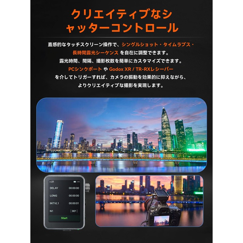 Godox X3PROS X3PRO-S for Sony, 2.4-inch LCD Touch Screen, TTL