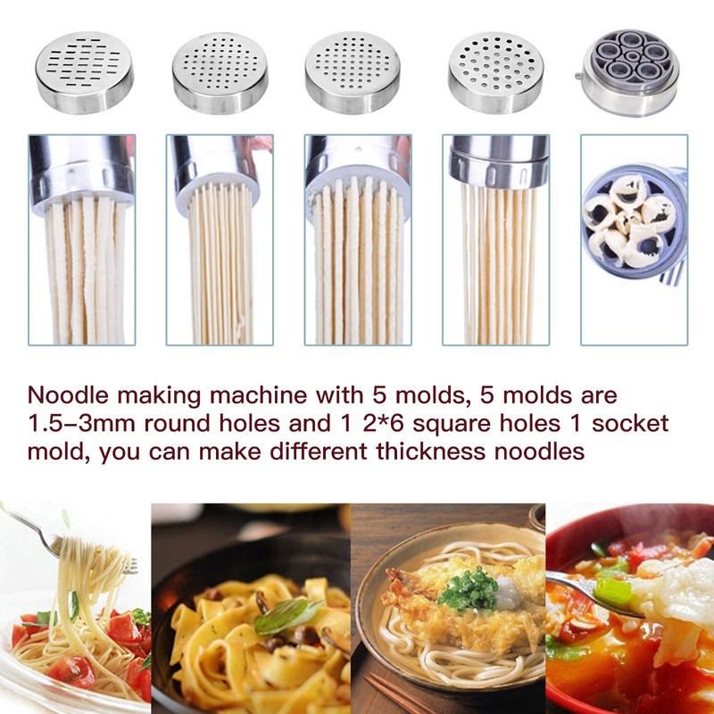 anmas power Noodle Maker Manual Pasta Machine Stainless Steel Pasta