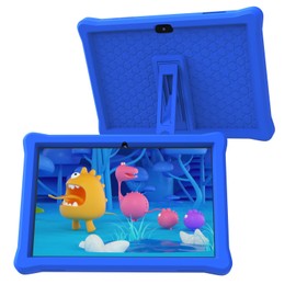 Kids Tablet 10 inch Tablet Android 12 Tablet for Kids 4GB RAM 64GB ROM Tablets 10 inch IPS Touch Screen 1280x800, Iwawa & Parent Control kid Tablet WiFi Dual Camera, 6000mAh Battery Shockproof Case