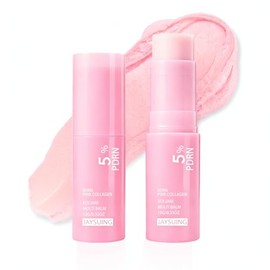Barra de reparación multiacción de colágeno rosa: una crema hidratante facial multiusos que contiene ácido hialurónico, retinol y péptidos, adecuado p
