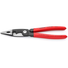 Knipex Pliers for Electrical Installation black atramentized, plastic coated 200 mm 13 81 200