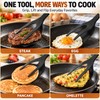 2-in-1 Grip Flip Spatula Tongs for Cooking – Easy Gripping