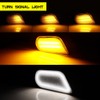KENRTIR Clear Lens Switchback White/Amber DRL LED Turn Signal Lamp