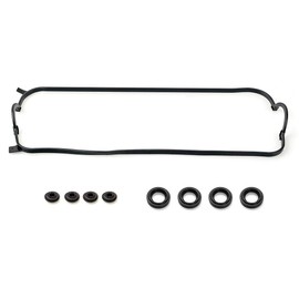 Vincos VS50493R Valve Cover Gasket Set with Spark Plug Tube Seals and Grommets Replacement for Acura Honda Isuzu CL Accord Odyssey Oasis 2.3L 2.2L L4 Engine F22B1 F23A1 F23A4 F23A5 F23A7 1994-2002