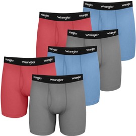 Wrangler - Ranger Mens Cooling Boxer Briefs - Dry Cool Cotton Men's Boxer Briefs