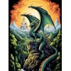EATUKYIC Green Dragon Art Diamond Painting Kits for Adults Dragon