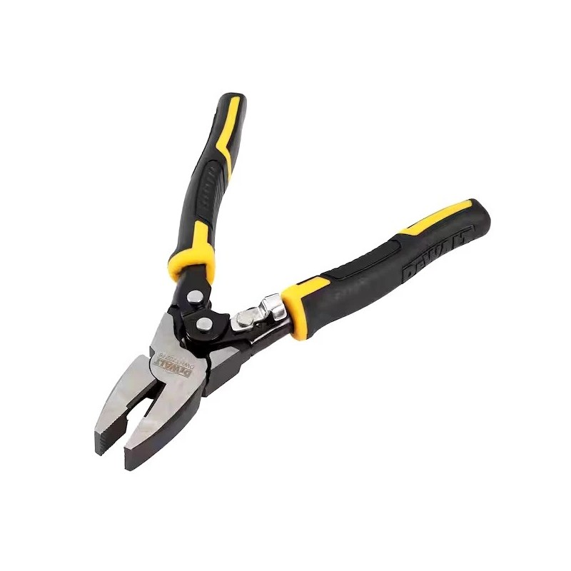 DeWalt LINESMAN'S COMPOUND ACTION PLIER DWHT70276 Bi-Material Handles *USA Brand