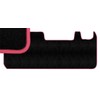 Hot Pink Edge Custom Fit Small Cargo/Trunk Carpet Mat, Black,