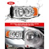 ADCARLIGHTS Headlight Assembly Compatible with 2002-2005 Dodge Ram 1500/03-05 Ram